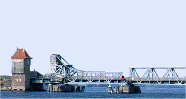 Klapp-Brücke Lindaunis 